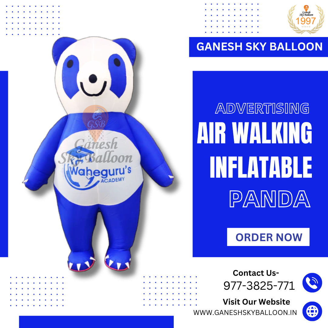 Panda Advertising Walking Inflatable
